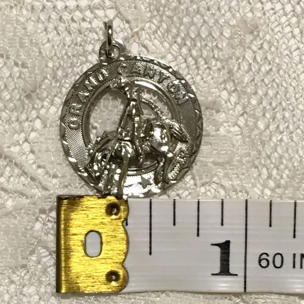 Grand Canyon Sterling Silver Charm marked Sterling Western Rodeo Horse - Picture 3 of 3